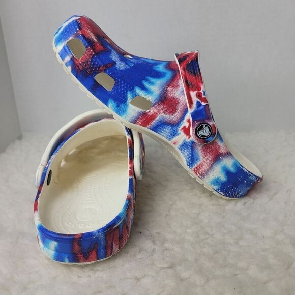 Crocs Disney Mickey Mouse Tie-Dye Americana Unisex Clogs - Picture 7 of 9